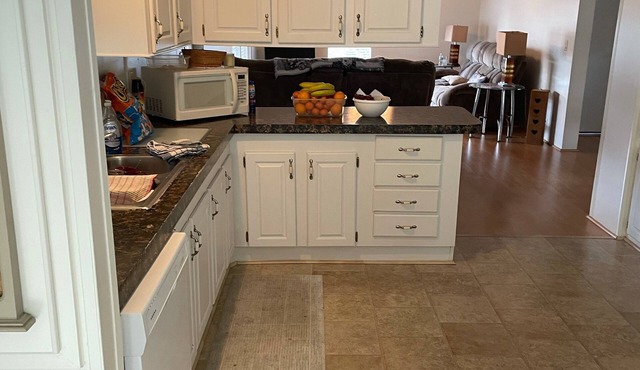 Tastefully decorated home in a gated golf community.