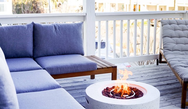 Walk to Beach | Luxe Home W/Backyard, Gym, Office