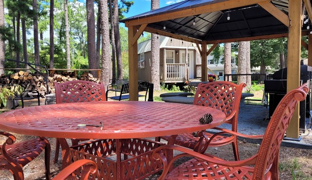 Water access tiny cabin, kayaks, dock, fire pit, gazebo, grill, fishing, boating