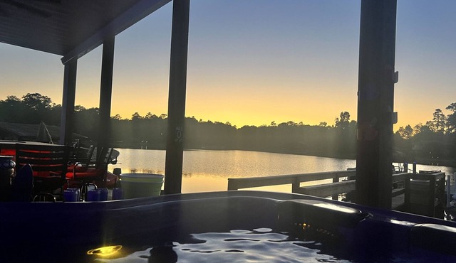 WATERFRONT with private dock in Chapin! Optional pontoon rental!