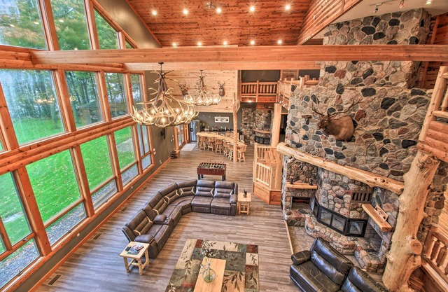 Waterfront Mille Lacs Lodge Deck Grill 