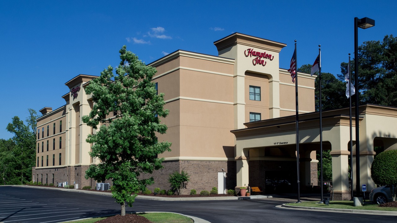 Photo of Buildings in Pine Forest