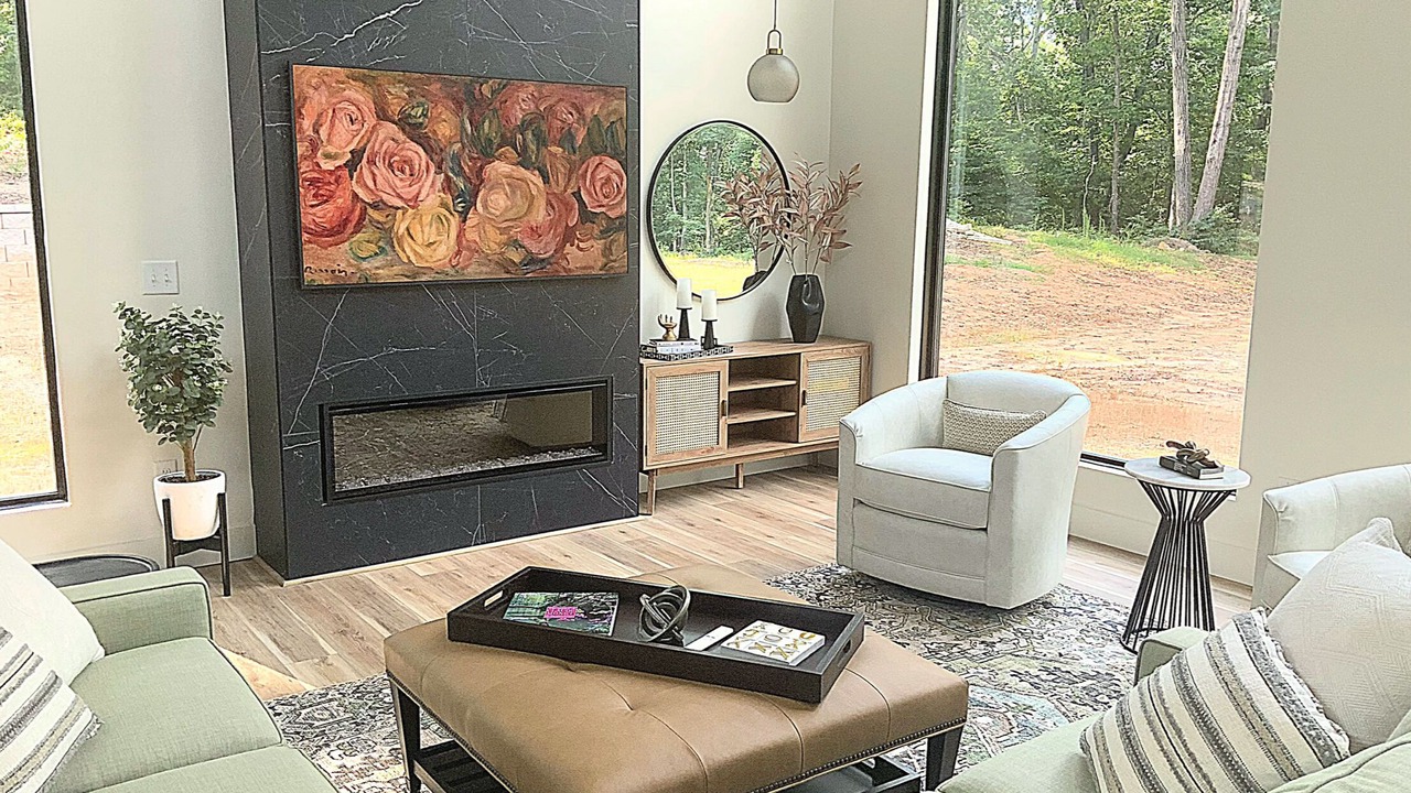 Photo of Livingroom in Dewy Rose