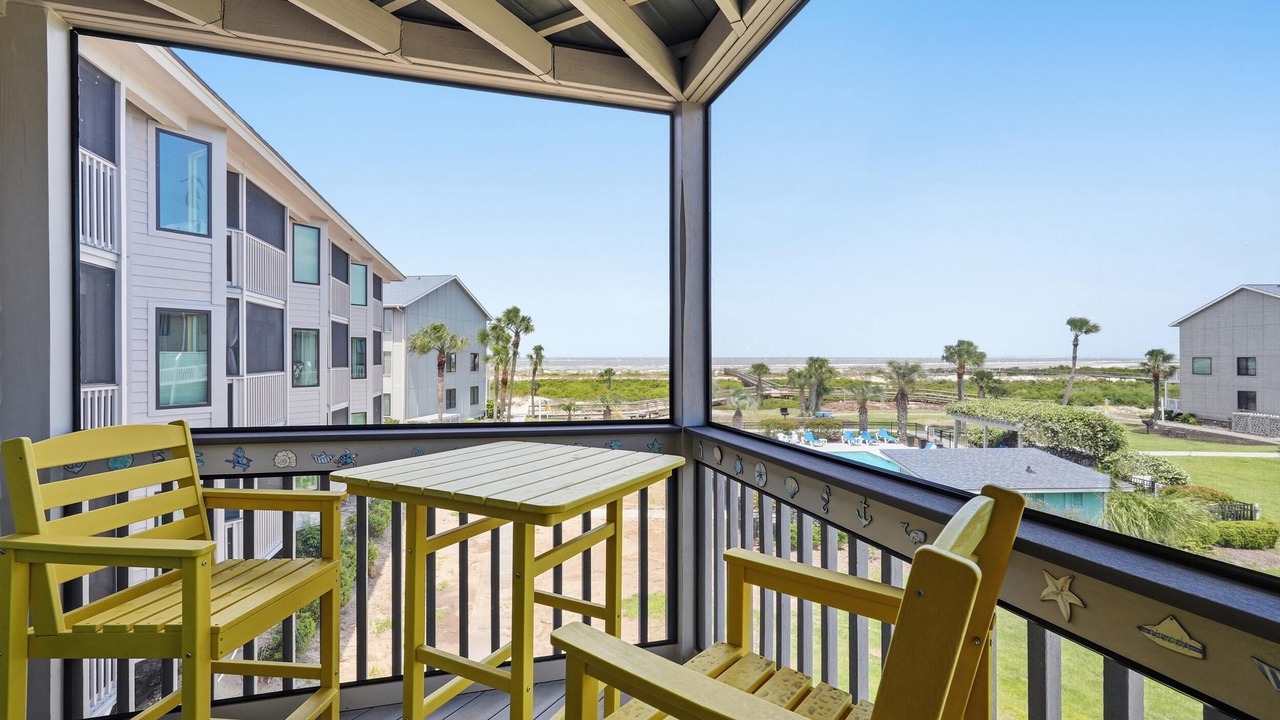 Photo of Patio Balcony in Oceanmarsh Subdivision