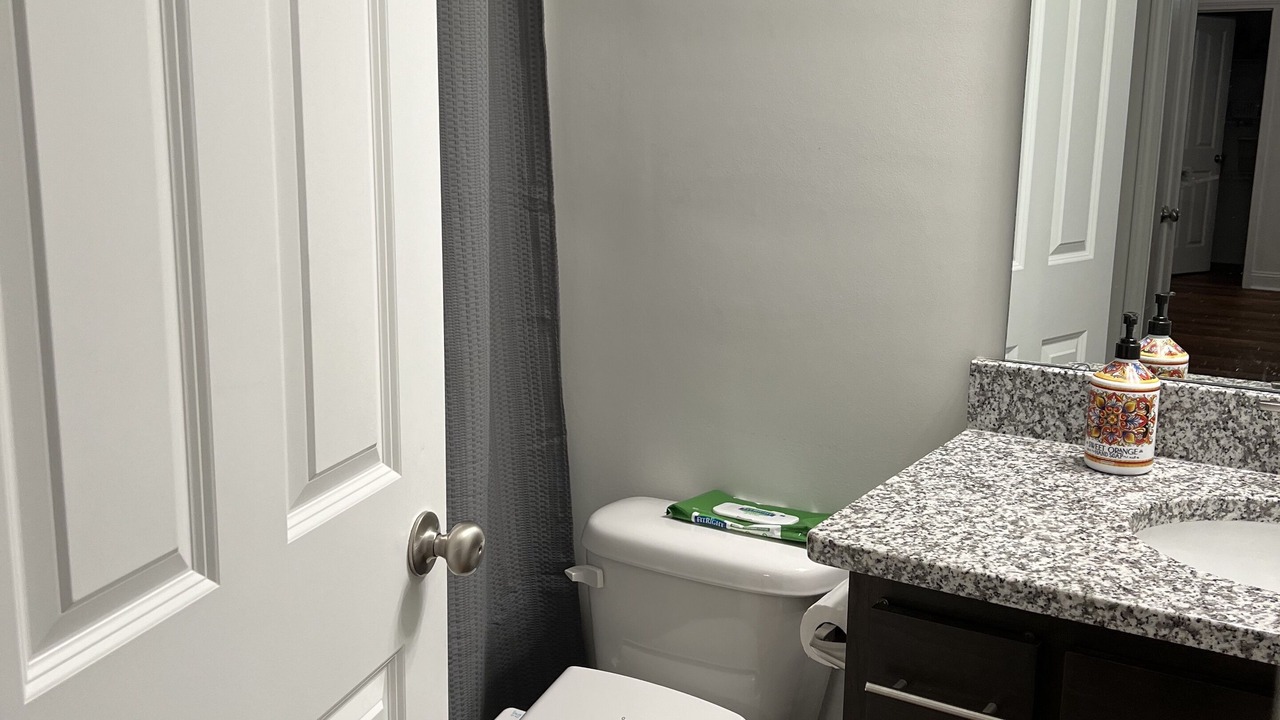 Photo of Bathroom in Dewy Rose