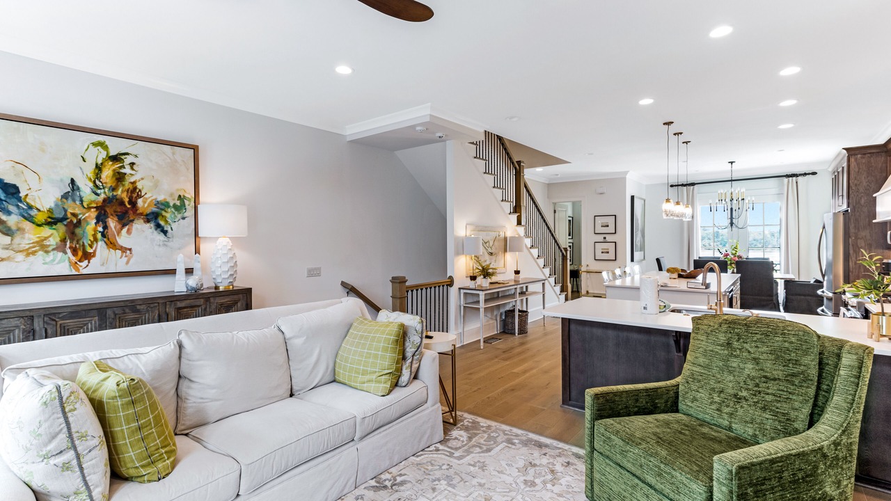 Photo of Livingroom in Hitch Village - Fred Wessels Homes