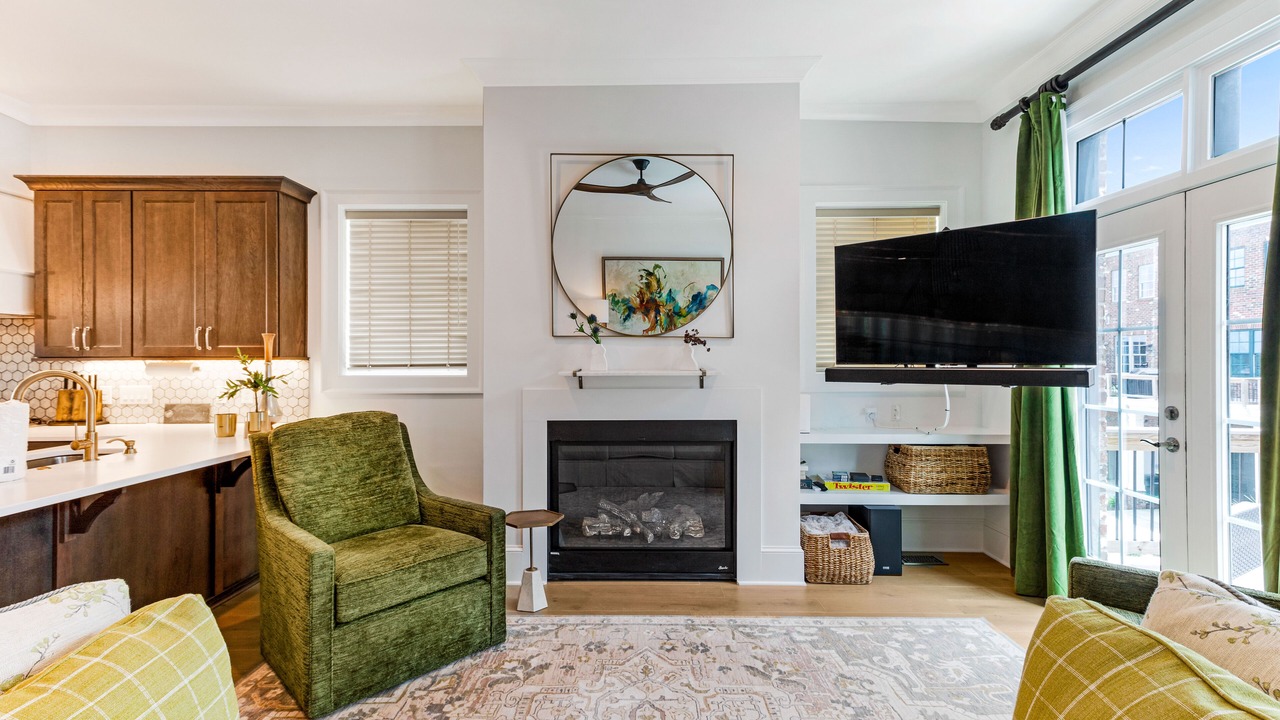 Photo of Livingroom in Hitch Village - Fred Wessels Homes