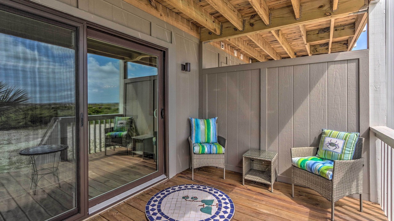 Photo of Patio Balcony in Oceanmarsh Subdivision