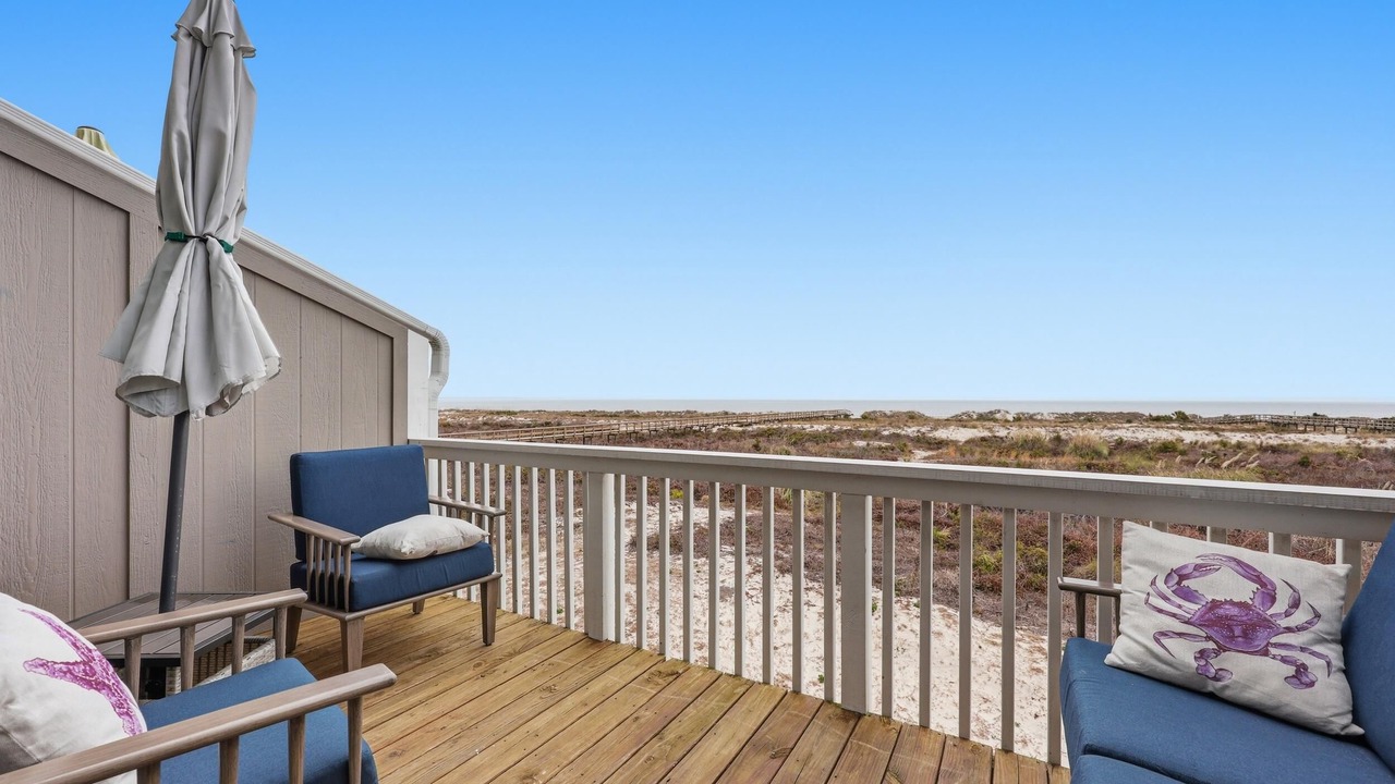 Photo of Patio Balcony in Oceanmarsh Subdivision