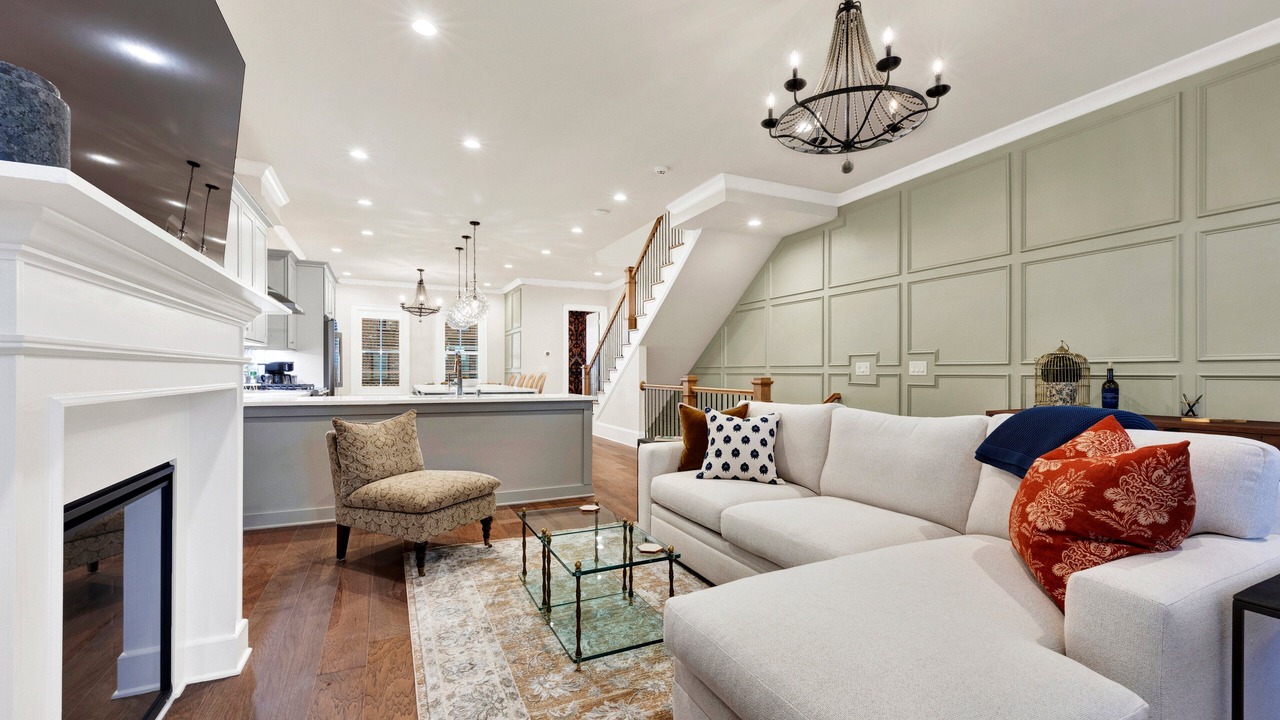 Photo of Livingroom in Hitch Village - Fred Wessels Homes
