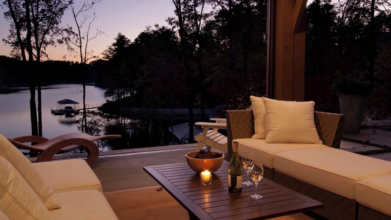 Photo of Patio Balcony in Sunset