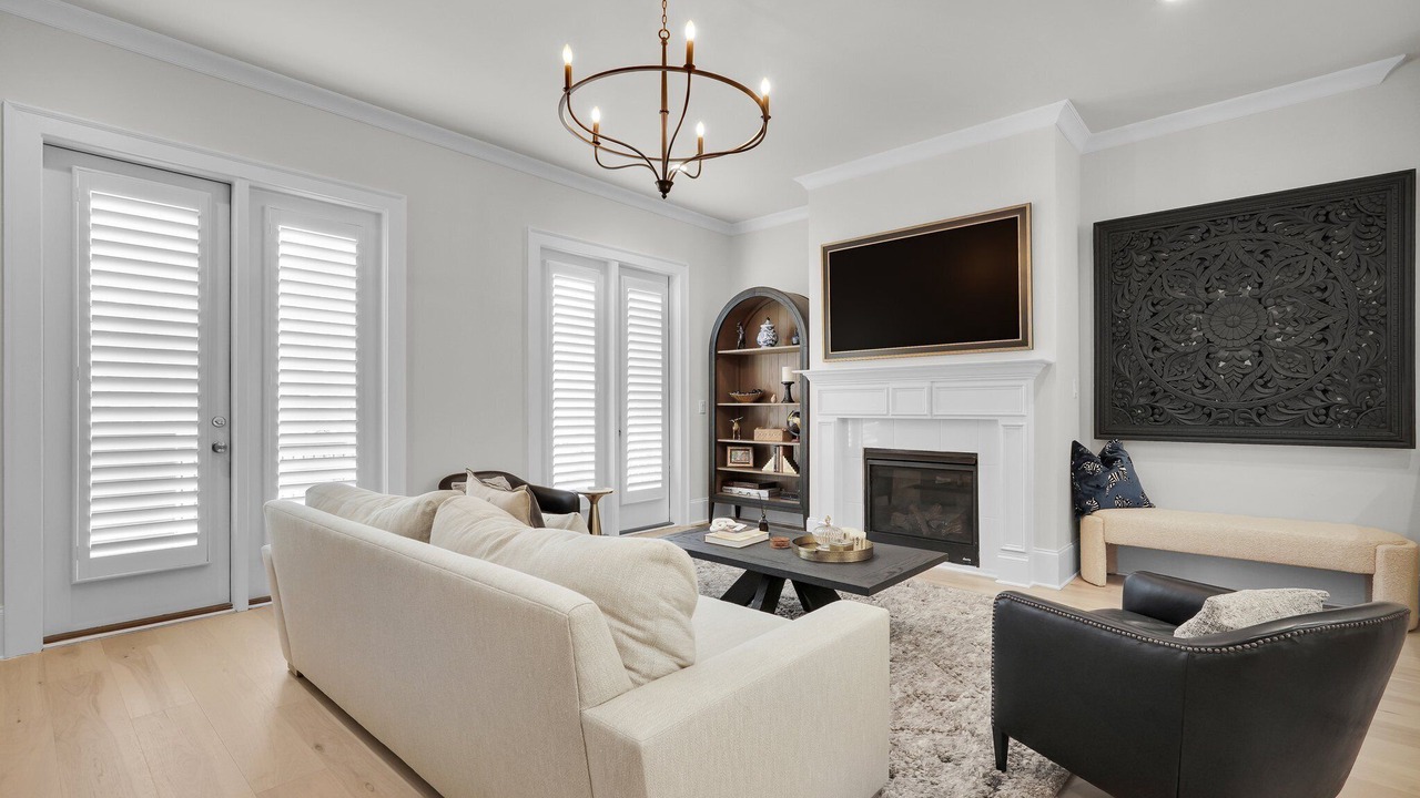 Photo of Livingroom in Hitch Village - Fred Wessels Homes