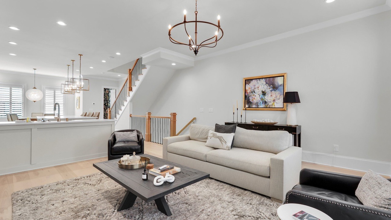 Photo of Livingroom in Hitch Village - Fred Wessels Homes