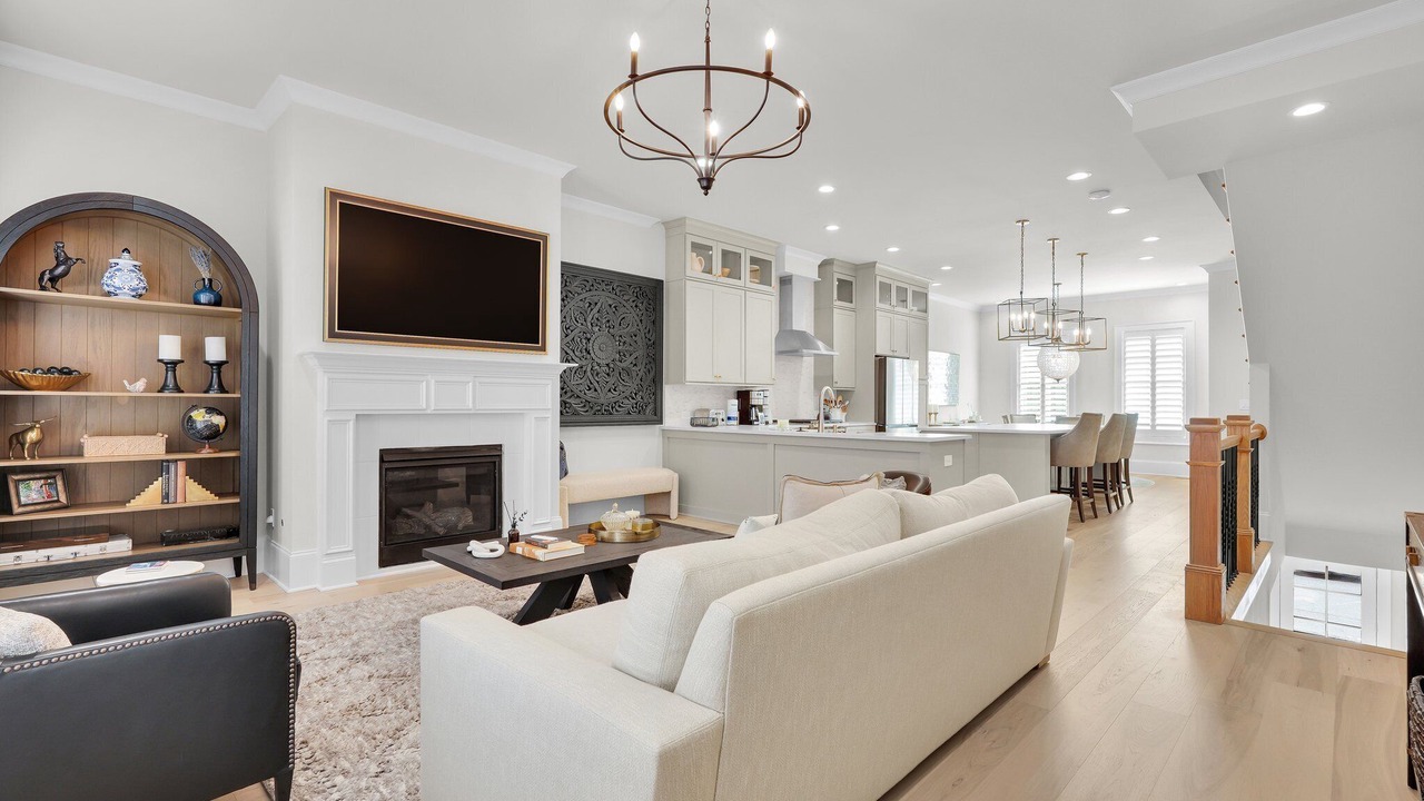 Photo of Livingroom in Hitch Village - Fred Wessels Homes