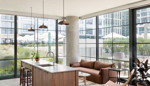Studio, Kitchen (Shared Living Room)