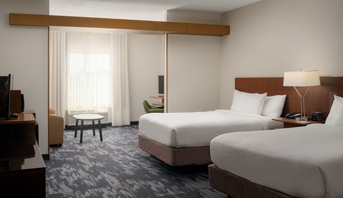 Suite, Multiple Beds, Hearing Accessible (Accessible Bathtub)