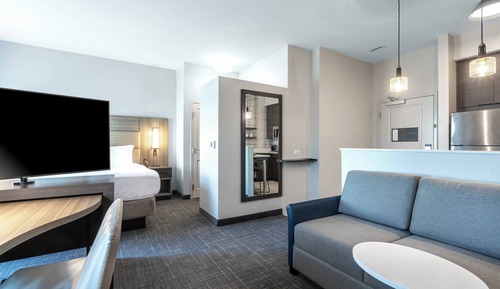 Studio, 1 King Bed with Sofa bed (Hearing Accessible)