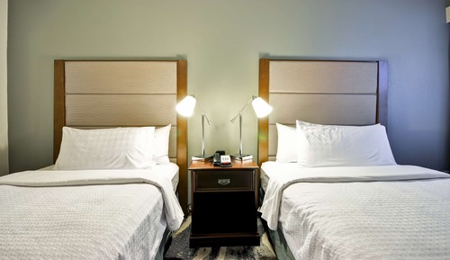 Suite, 2 Double Beds, Accessible (Mobility & Hearing, Roll-in Shower)