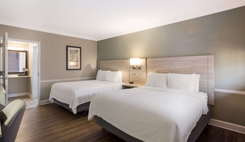 Standard Room, 2 Queen Beds, Non Smoking, Refrigerator & Microwave