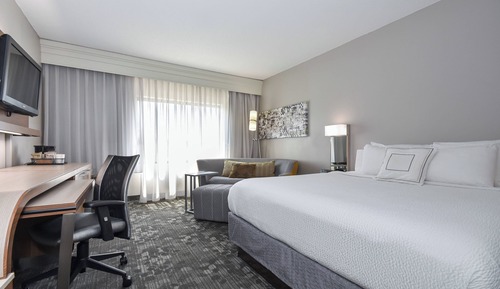Room, 1 King Bed, Hearing Accessible (Roll-in Shower)