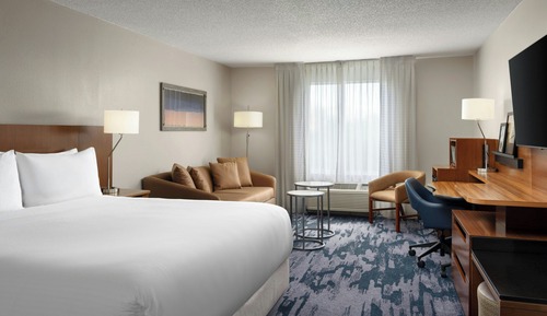 Room, 1 King Bed with Sofa bed, Hearing Accessible (Accessible Bathtub)