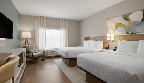 Room with Two Queen Beds and Mobility/Hearing Access and Roll-In Shower, Non-Smoking