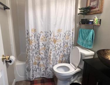 Family Room with Shared Bathroom