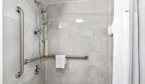 Queen Room with Roll-In Shower - Mobility Accessible/Non-Smoking