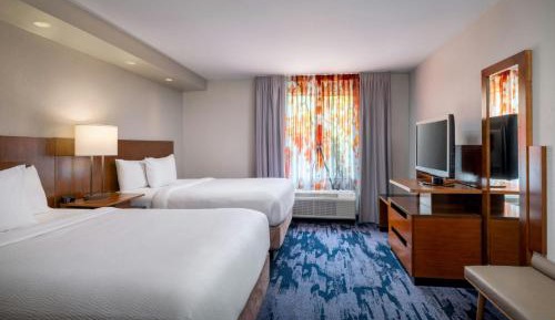 King Guest Room with Roll-In Shower - Mobility and Hearing Accessible