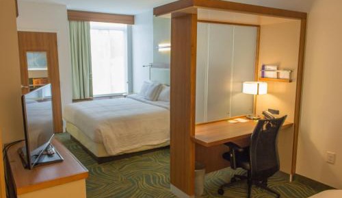 King Suite with Roll-In Shower and Trundle Sofa - Mobility Access/Hearing Accessible