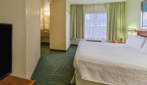 King Suite with Roll-In Shower and Trundle Sofa - Mobility Access/Hearing Accessible