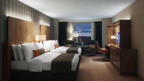 The Cherokee Deluxe Room, 2 Queens, Non Smoking