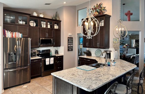 Boyette Springs House | Beautiful 40 ft Pool/Spa Home with Private Gym & Dedicated Office on Lake