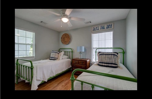 Midway House | Waterfront with dock, pool and boat lift, crab traps and paddle boards. Yes-Pets