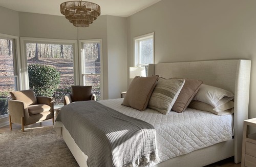 Stephens House | Private wooded setting overlooking a beautiful stream, 10 miles from downtown