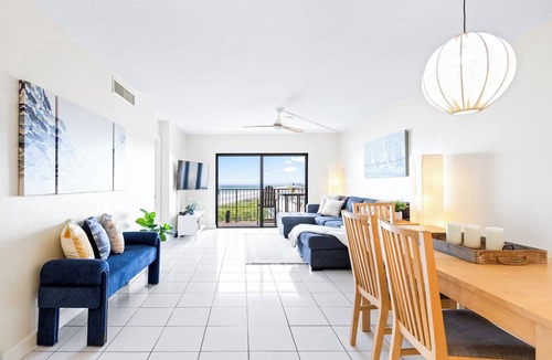 Port Canaveral Condo | Sea, Sun & Serenity | Oceanfront Oasis w/Heated Pool + Top-Floor Balcony! ☀️
