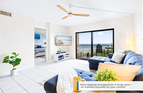 Port Canaveral Condo | Sea, Sun & Serenity | Oceanfront Oasis w/Heated Pool + Top-Floor Balcony! ☀️