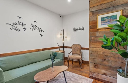 Townsend Hotel | Blissful Breeze - Mountain View Retreat Near Trails Koi Pond And Fireplace