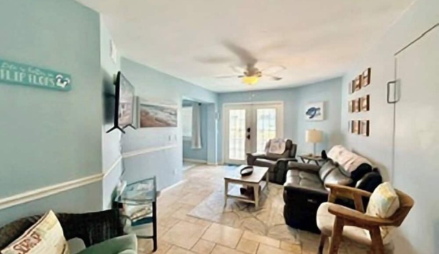Amazing First Floor Condo steps from the Beach w/breathtaking views - sleeps 6
